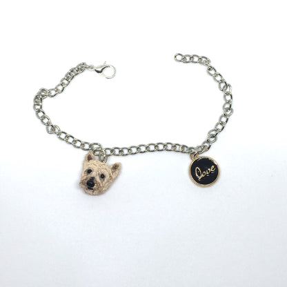 Bracelet with Custom Dog or Cat Charm(s)