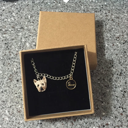 Necklace with Custom Dog or Cat Charm(s)