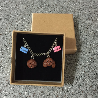 Necklace with Custom Dog or Cat Charm(s)