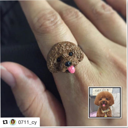 Ring or Magnet of Dog or Cat (custom made)